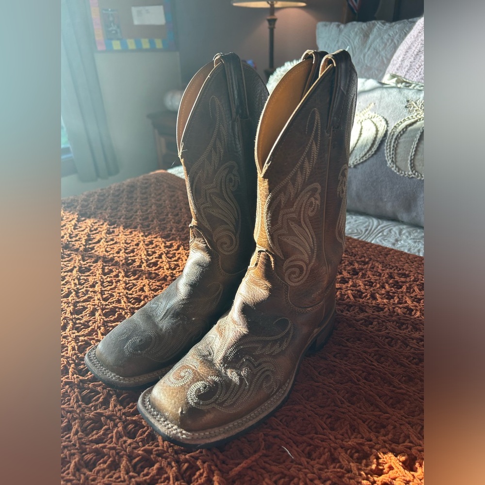Justin Square Toed Boots - Picture 4 of 4